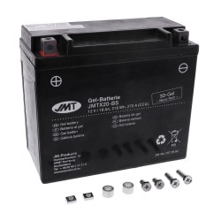 Bateria JMTX20-BS GEL compatible 65991-82B Harley Davidson